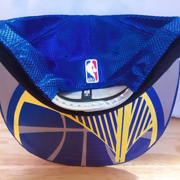 Golden State Warriors Hat – (New Era 9Fifty Snapback – Blue Suede Bill) - Picture 5 of 5